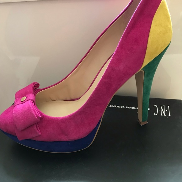 International Concepts colorblock heels - Picture 4 of 4
